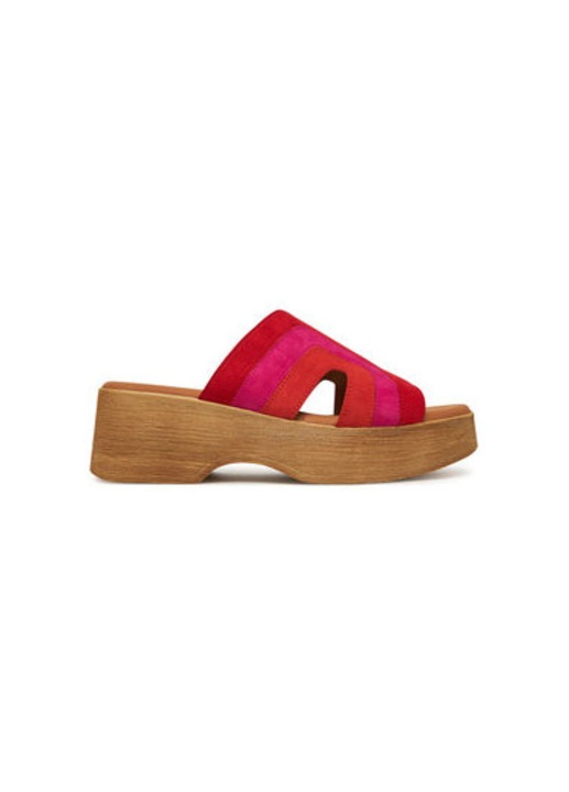 Női flip-flop papucs, 64.521.15, Gabor, Természetes bőr, Piros, 36