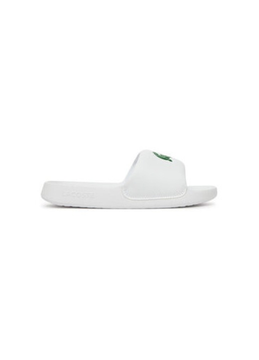 Slapi dama, 749CFA0022, Lacoste, Sintetic, Alb, Alb, 40.5
