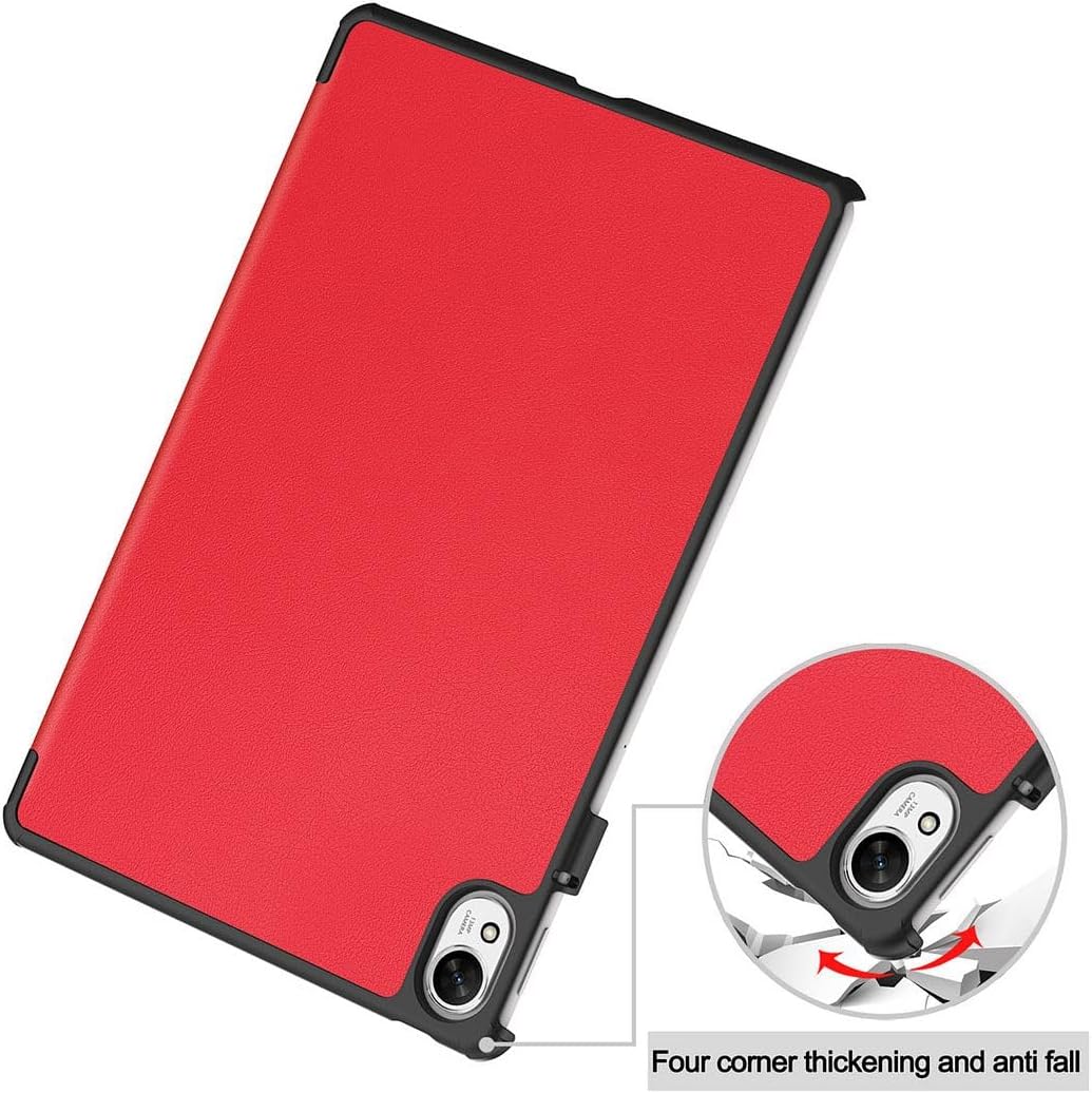 Husa tableta Omelivon, pentru Huawei Matepad 11.5S 2024, rosu, functie sleep/wake, tip stand