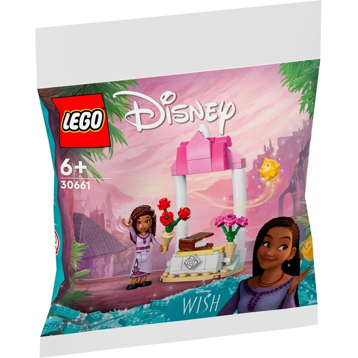 Set LEGO Disney Princess - Standul de bun venit a lui Asha, 42 piese