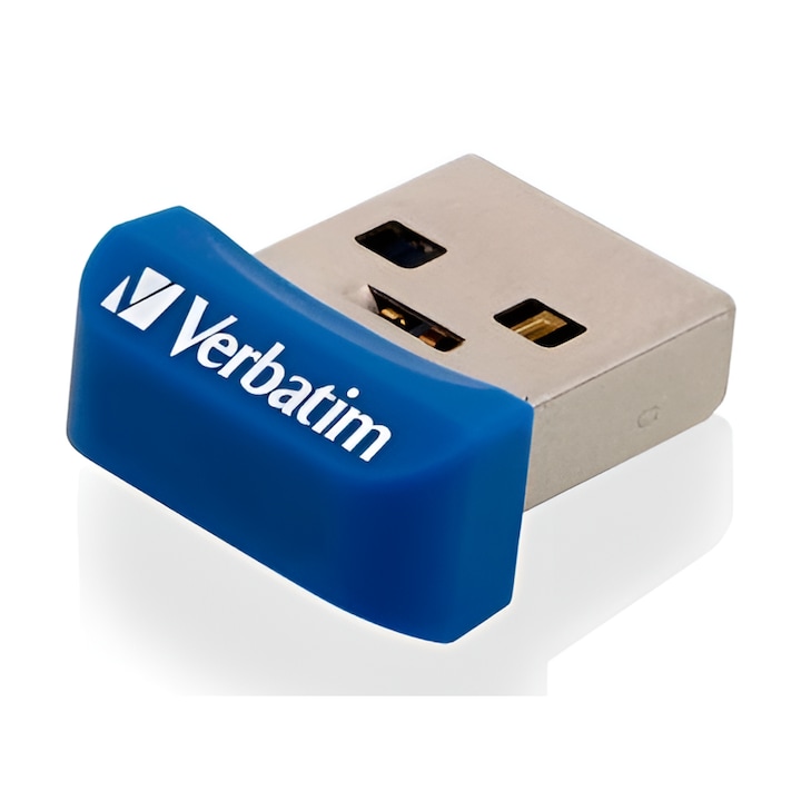 Stick USB 3.0 Verbatim Store 'n' Stay NANO 64GB Albastru