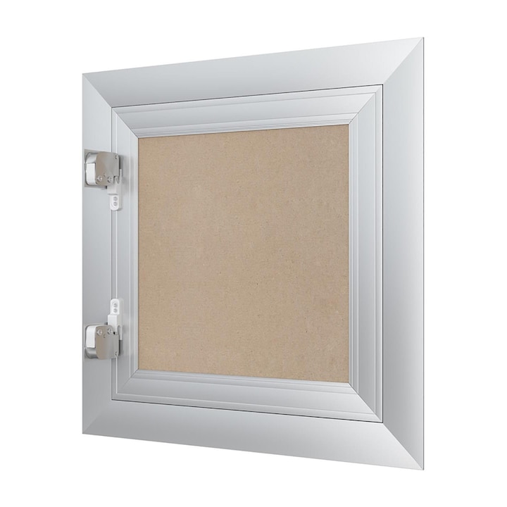 Usita de vizitare VentEurope LP2020U, gips-carton/aluminiu, 200x200 mm, grosime 15 mm, montaj cu suruburi autoforante