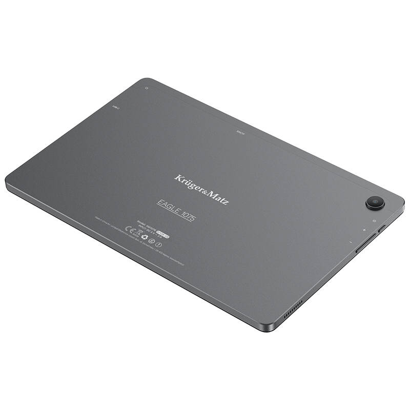 Tableta Kruger&Matz EAGLE 1075, 4G LTE, 6GB RAM, 128GB, Android 13, Negru, 10,4 inch