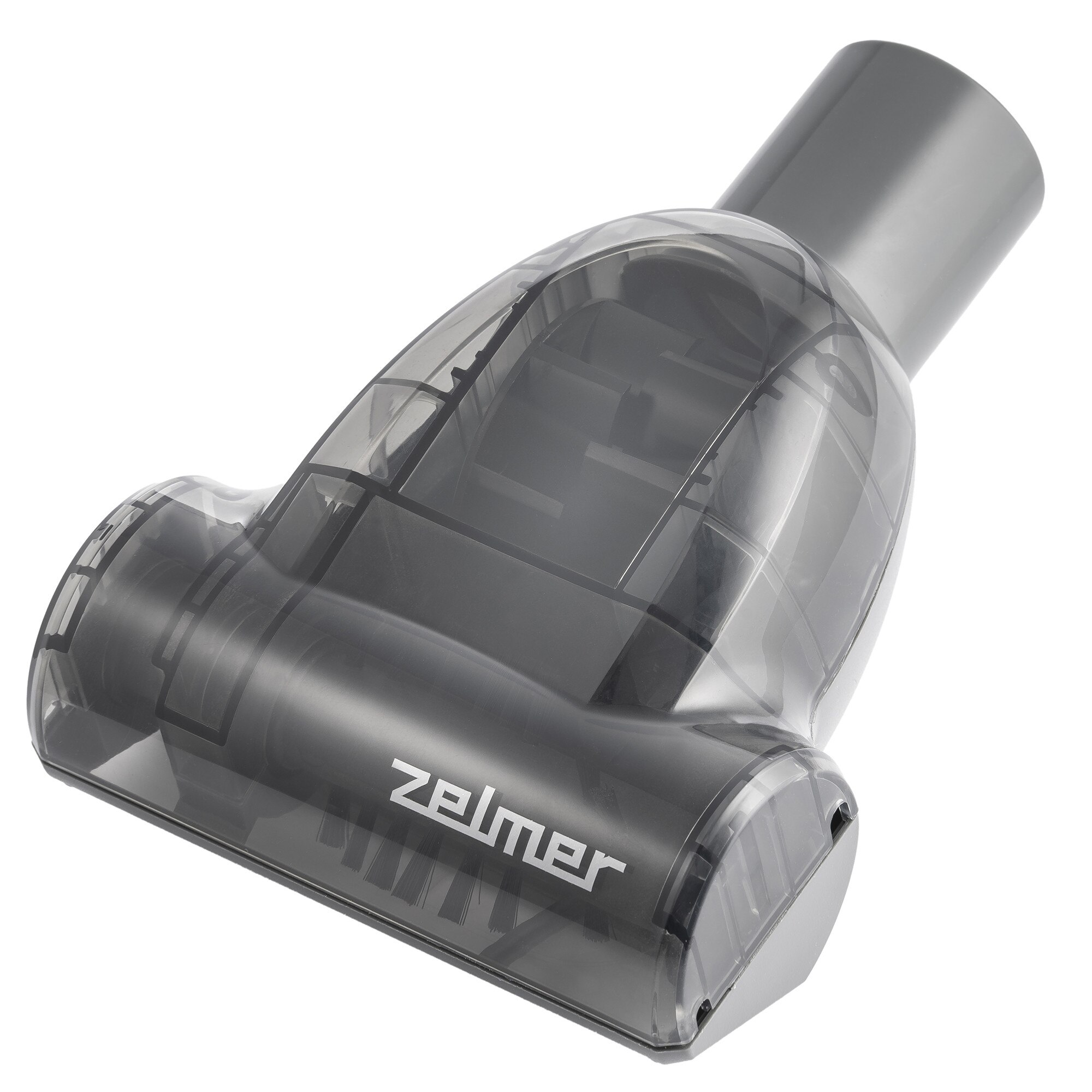 Aspirator vertical fara fir Zelmer ZSVC510, 130W, 2200 mAh, doua trepte de viteza, filtru EPA 12, autonomie pana la 40 min, perie electrica cu lumina LED, recipient de praf de 0.8 l, negru/gri
