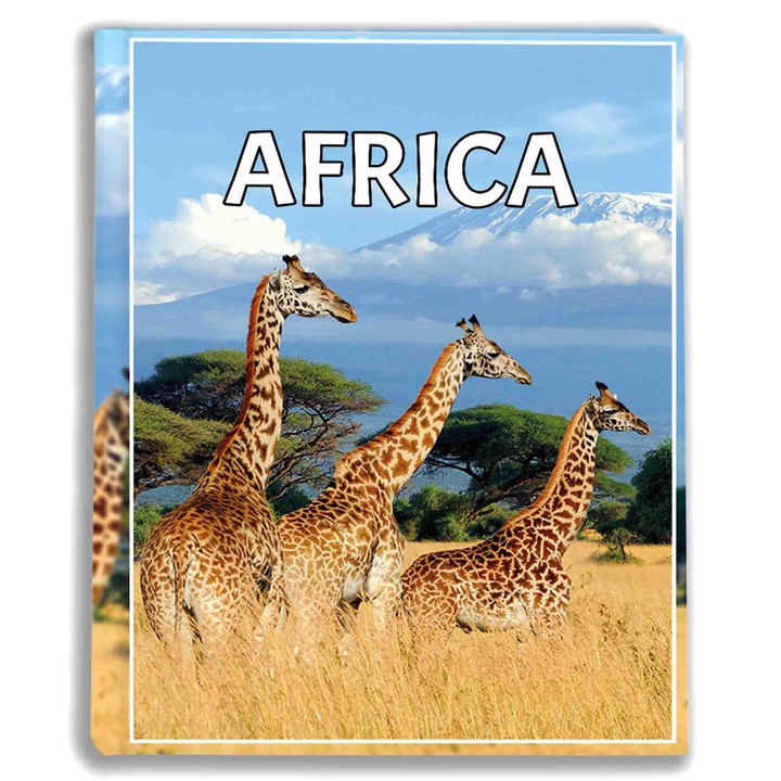 Album de buzunar pentru 200 de fotografii 10x15 Africa - 880, suvenir din vacanta, album de vacanta pentru fotografii inserabile