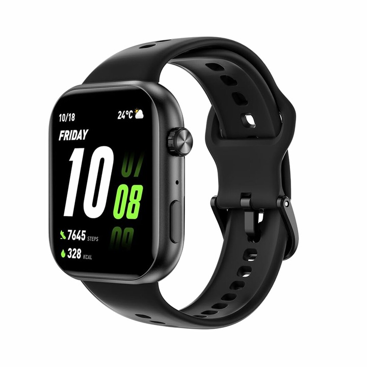 Смарт часовник Honor 5504ACGT, черен, зареждане през контакт