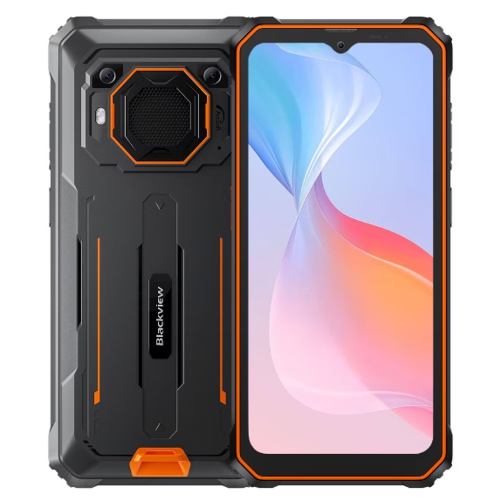 Смартфон, Blackview BV6200Pro 6.56" HD Helip P35 (Octacore 2.3Ghz) 6GB 128GB DS TF Card (1Tb Max) CAM 8 13 0.3MP 13000mAh IP68