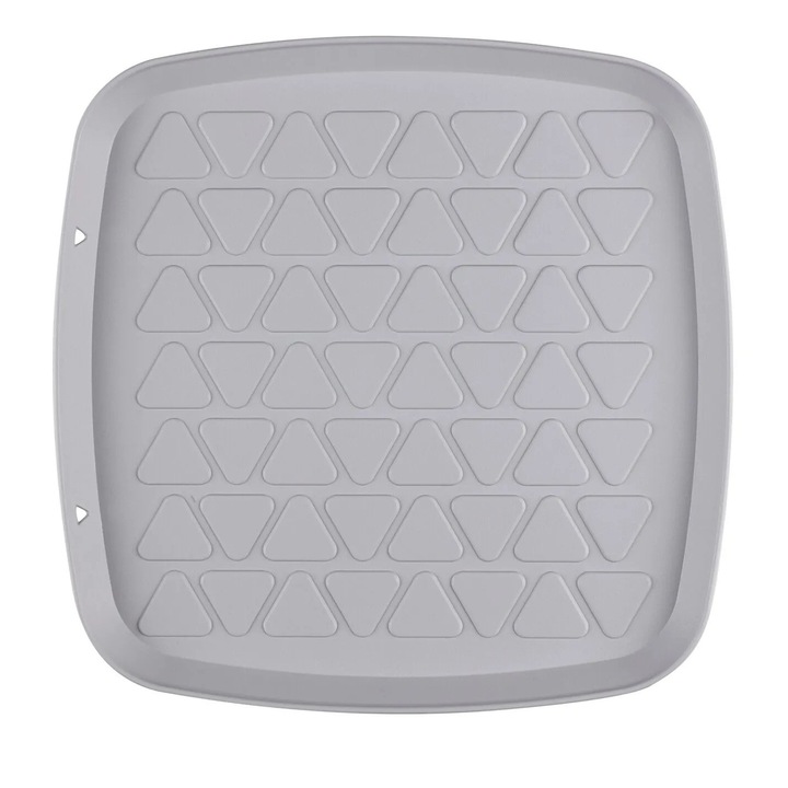 Suport farfurie, Madame Coco, gri deschis, 35.8x35x2.5cm