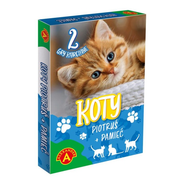 Memóriajátékok készlete Alexander, Piotruś Pamięć - Koty