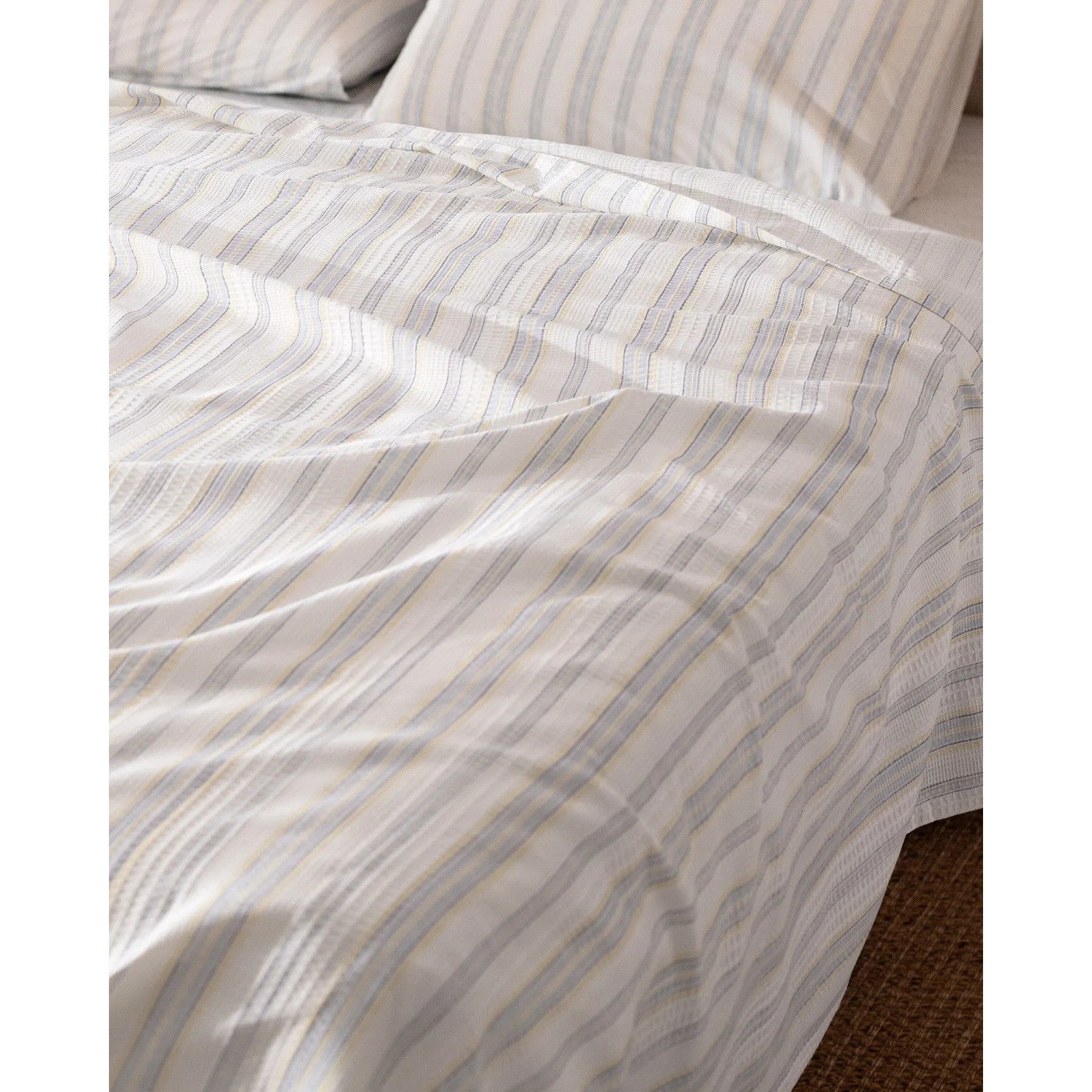Set lenjerie de pat dublu, Madame Coco, Ecocell, 50% bumbac