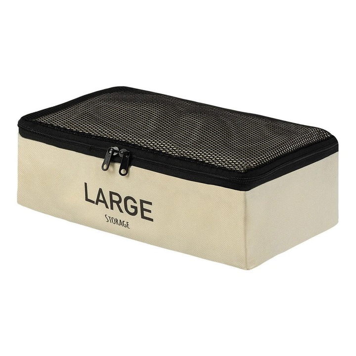 Madame Coco Eva krémszínű bőrönd szervező 36x28x13cm