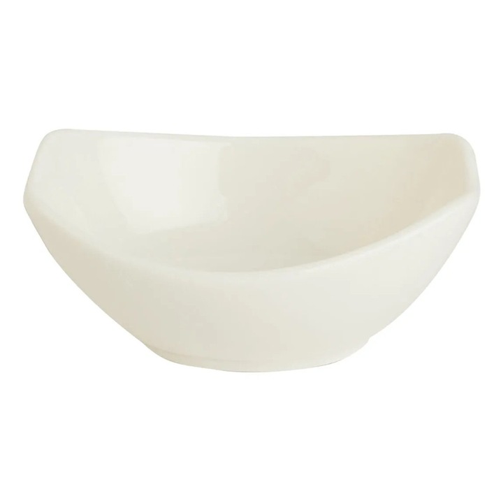 Bol Oval Madame Coco, Alb, 5x6.5x2.7cm