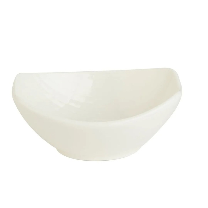 Bol Oval Madame Coco, Alb, 7,1x8,8x3,8 cm