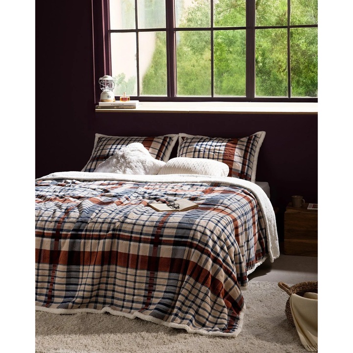 Двойно одеяло Jonzais Sherpa - Бежово