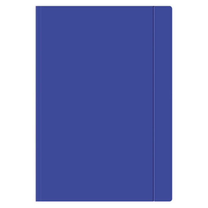 Dosar cu banda elastica. A4+, bleumarin.