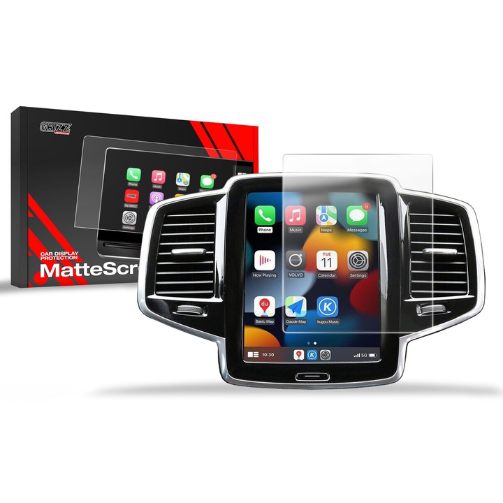 Folie mata, GrizzProtector - CarDisplay Matte pentru Volvo XC90 (2015-2020), Transparent