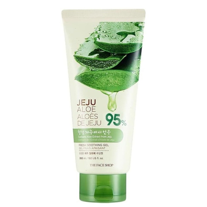The Face Shop Jeju Aloe Fresh nyugtató gél aloe verával 95% - 300 ml