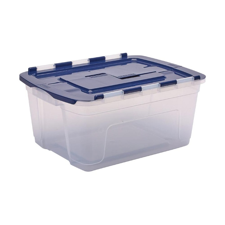 Cutie de depozitare Fellowes, cu balamale si capac, 55 L