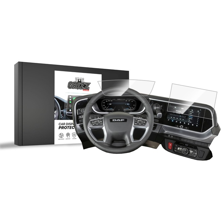 Készlet 2 Kerámia fólia GrizzProtector kompatibilis DAF XD NGD, átlátszó