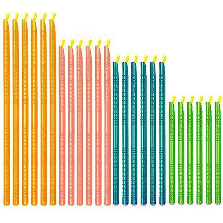 Cleme pentru pungi Mchifrys set 24 buc multicolor diverse dimensiuni