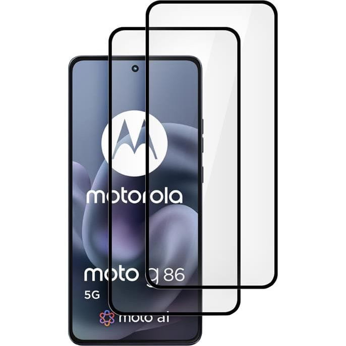 Set 2x Sticla Tech-Protect Glass Fit+ pentru Motorola Moto G86 / G86 Power, transparenta