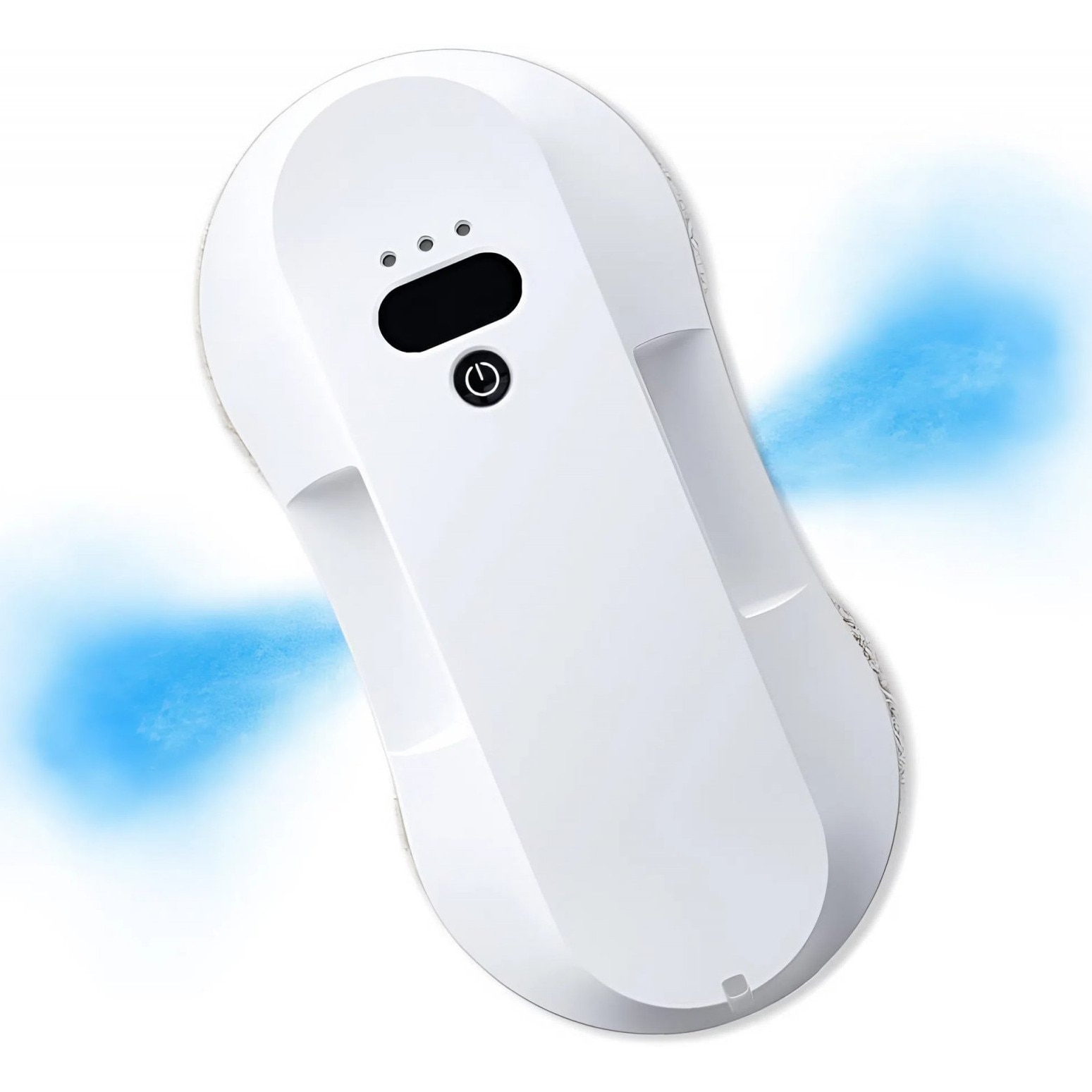 Robot Curatat Geamuri HASEPE, Aspirare Puternica 5800Pa, Pulverizare Automata 50ml, 3 Moduri Auto, Telecomanda, Lavete Microfibra, Sigur pe Geamuri Inalte, Alb