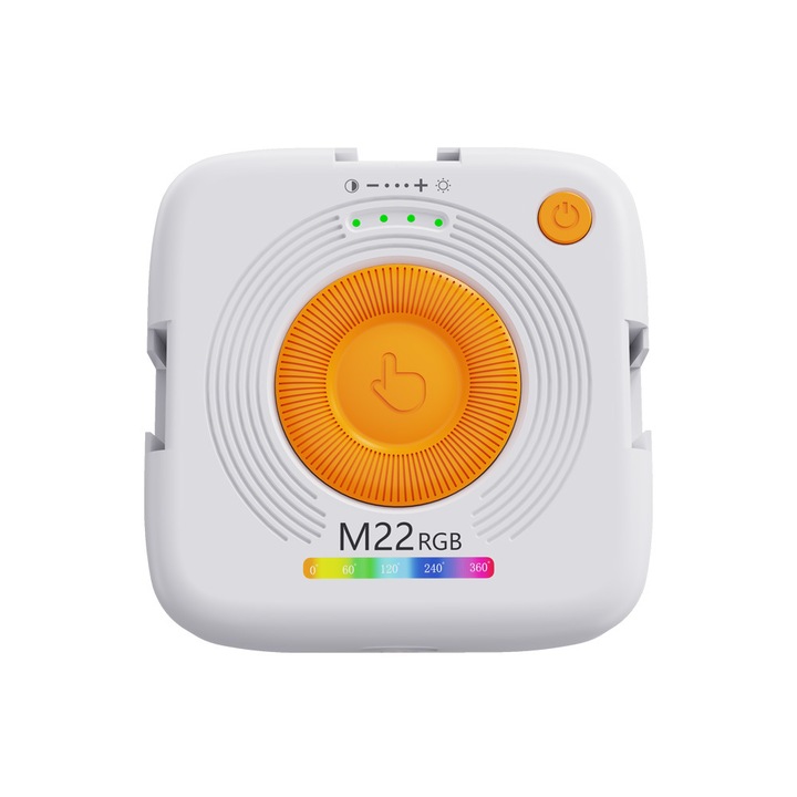 Lumina de umplere UWOT, 5W, RGB, reglabilă, 2000mAh, alb, 76x76x35mm