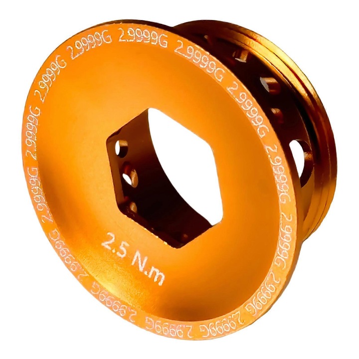 Surub de pretensionare, din aliaj, 20 mm, auriu