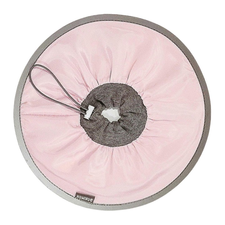 Guler protector pentru pisici, roz, dimensiune M, set de 1 bucata