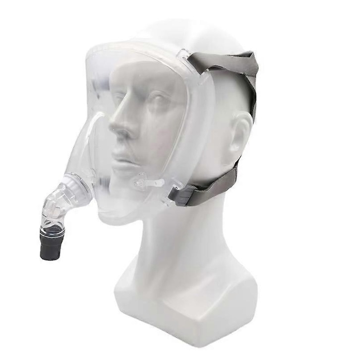 Masca faciala pentru protectie respiratorie, silicon lichid, 19x19x11cm, gri
