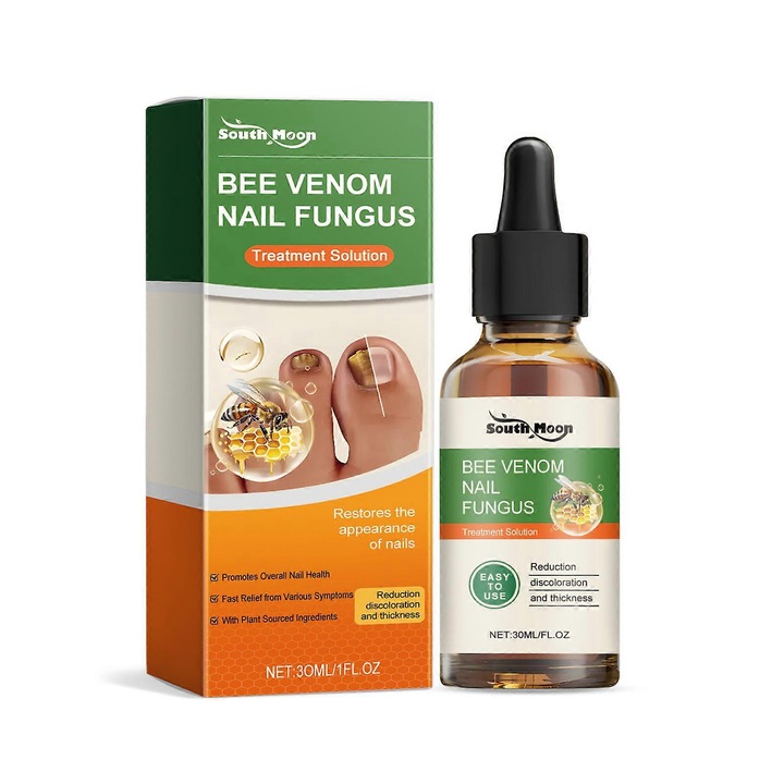 Tratament pentru unghii cu venin de albine, ingrediente naturale, intareste si protejeaza unghiile, usor de transportat