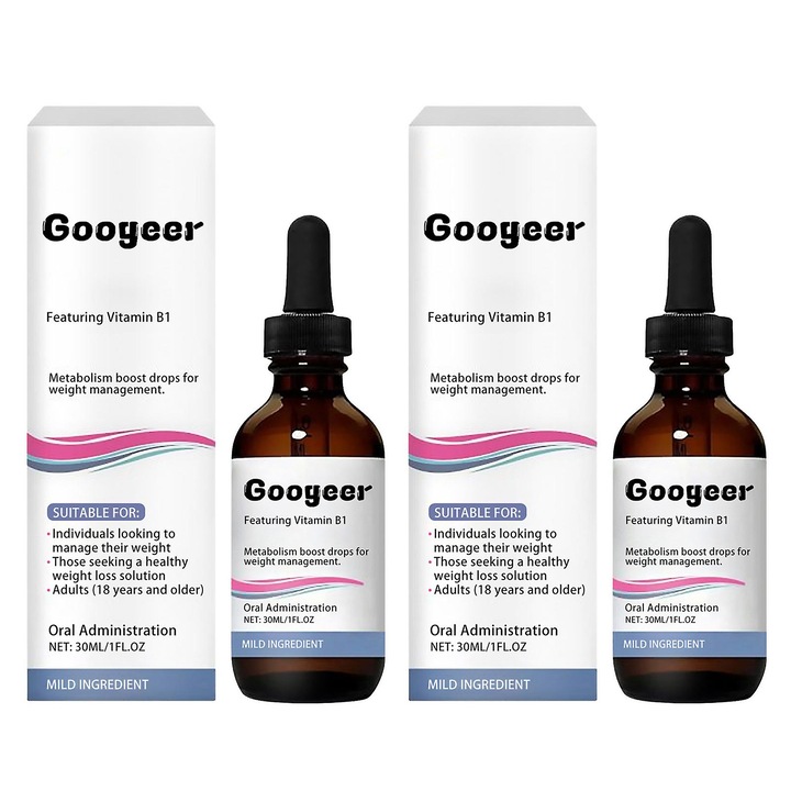 Picaturi Metabolism, 30ml, set 2pcs, ingrediente naturale, pentru slabire si anti-celulita
