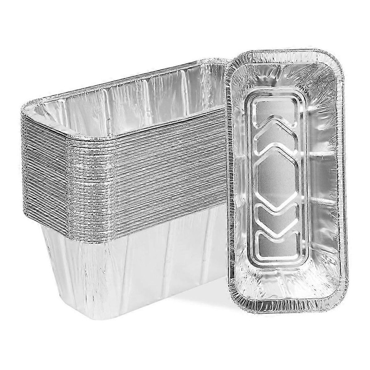 30 darabos alumínium, ezüst színű fólia zsírgyűjtő edényekhez, Blackstone 17-36 hüvelykes főzőlapokhoz