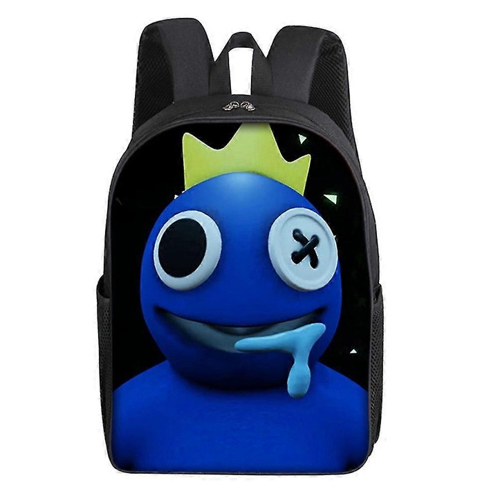 Rucsac 3D Rainbow Friends, capacitate mare, 40x30x13cm, pentru copii, unisex