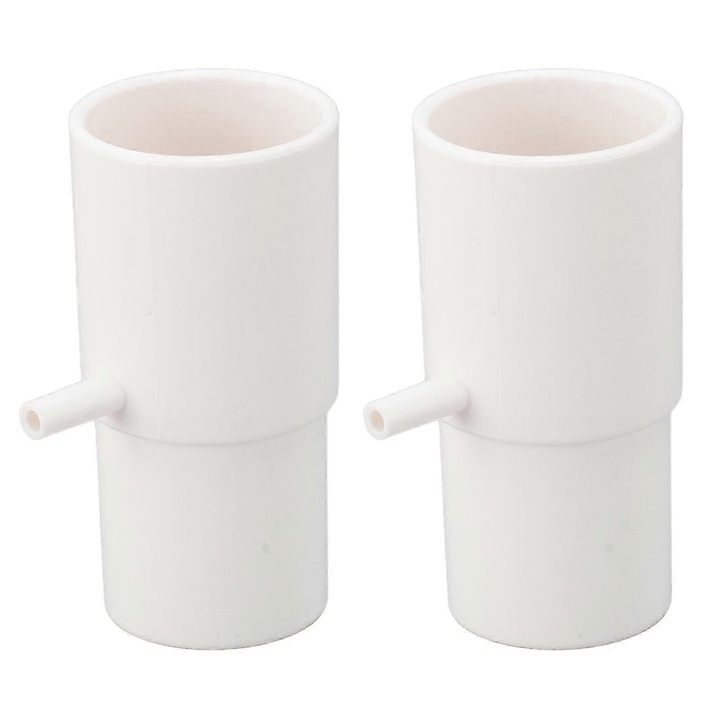 Conector T pentru tuburi de oxigen, set 2 bucati, rezistent la scurgeri, dimensiuni compacte