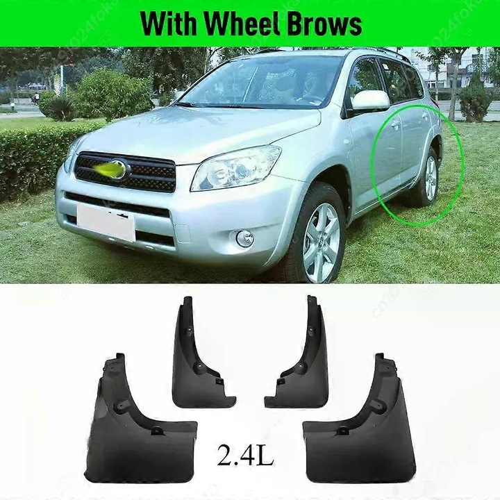 Aparatori noroi DING PENG BO pentru Toyota Rav4 2006-2012, set, cu aripi pentru roti