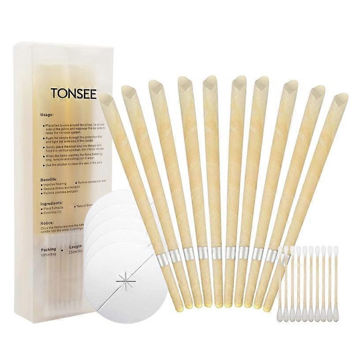 Set instrumente indepartare ceara urechi, 40 buc