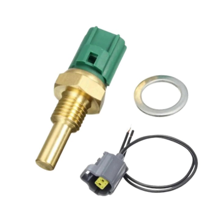 Autó hűtőfolyadék hőmérséklet érzékelő, fém, Ford, Jaguar, KIA, Lexus, Mazda, Toyota típusokhoz, 6x3x3cm méret, 1 db-os készlet.