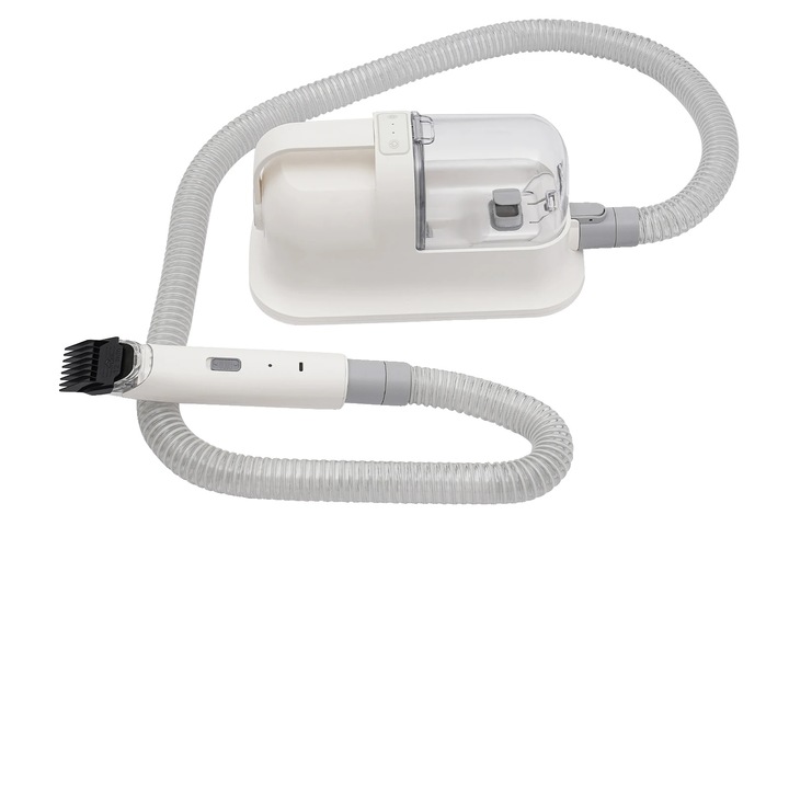 Kutyakozmetikai porszívó, 3 az 1-ben, erős szívóerő, fehér