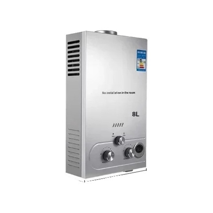 Încălzitor instant pe perete, 8L 16KW, eficiență energetică, design compact