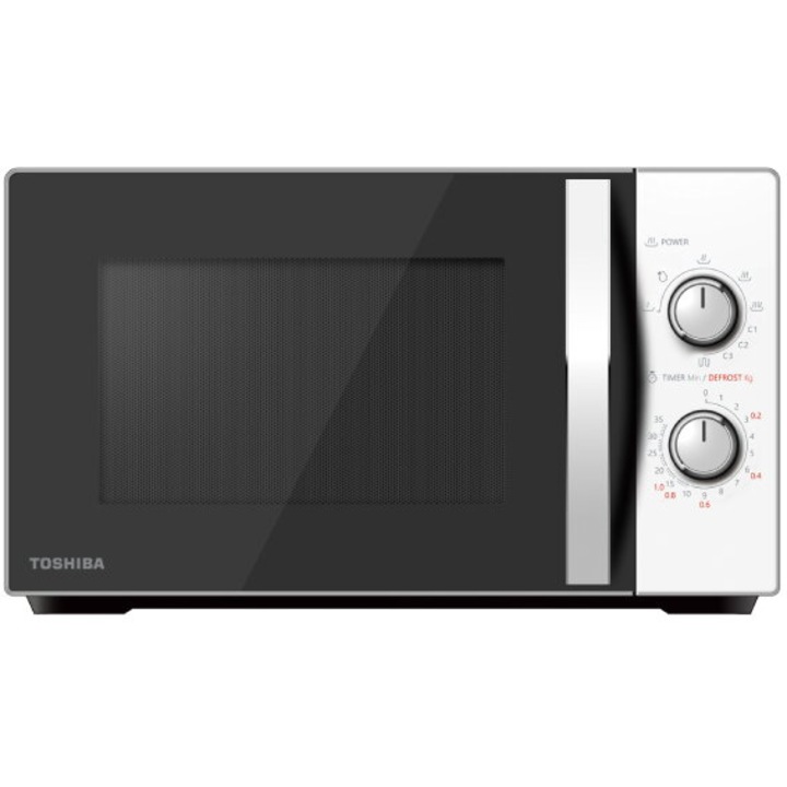 Cuptor cu microunde Toshiba MWP-MG20P, 800W, 20 litri, alb