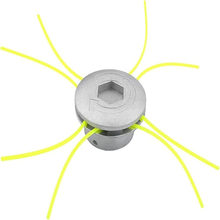 Cap tambur, mosor motocoasa cu fir din aluminiu, manual, M10X1.25