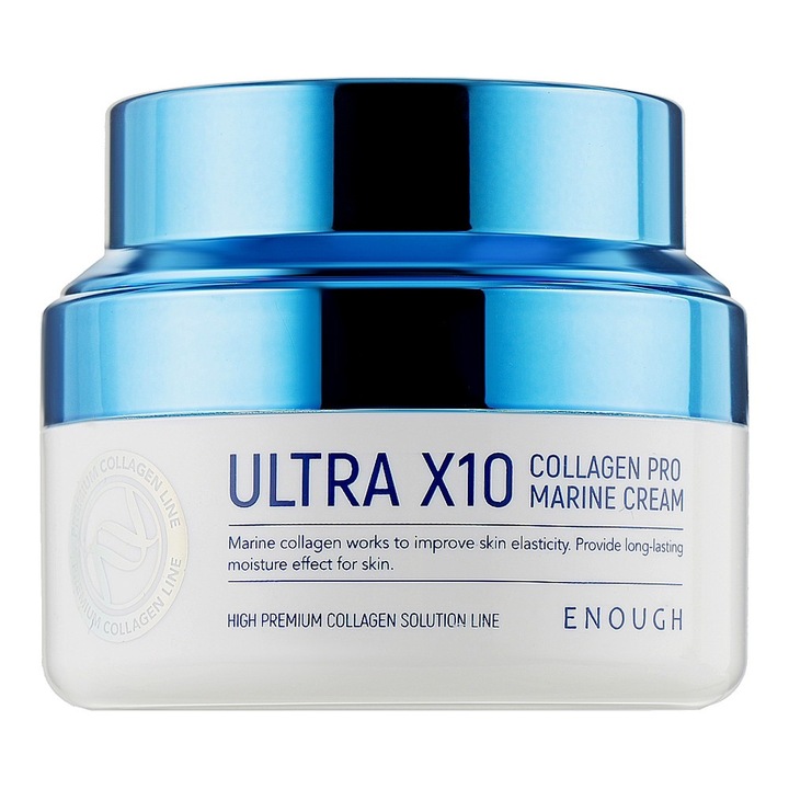 Enough Crema cu colagen Ultra X10 Collagen Pro Marine - 50 ml