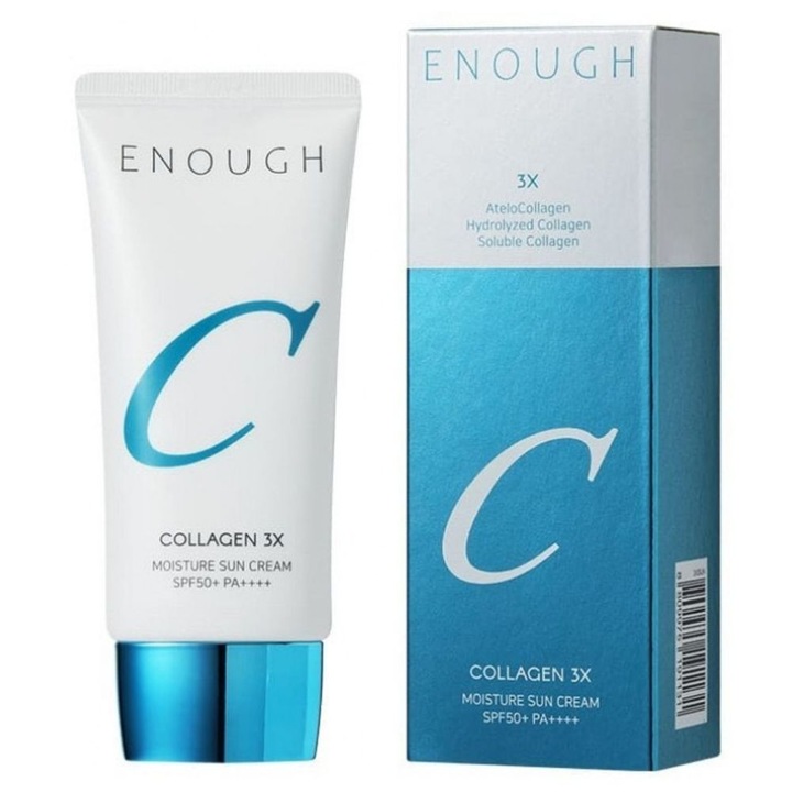 Enough Collagen 3X Crema de protectie solara SPF50+ cu colagen - 50 ml ...
