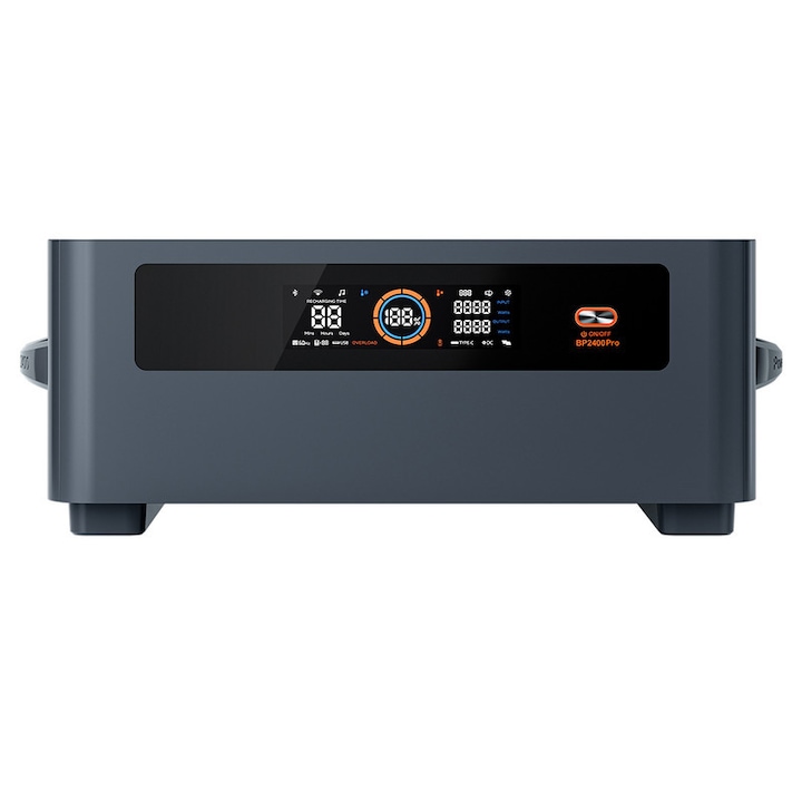 Baterie portabila Blackview BP2400 Pro 2,016Wh, 2.016 Wh - 22.176 Wh, Pachet de baterii LiFePO4, design ergonomic, conectare fara cabluri, pentru masina, gazon, orice camera