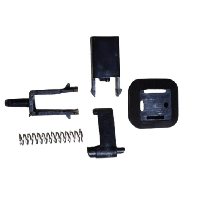 Üzemanyagtartály sapka/ajtó javítókészlet, OEM, Land Roverhez, DA1114, Fekete