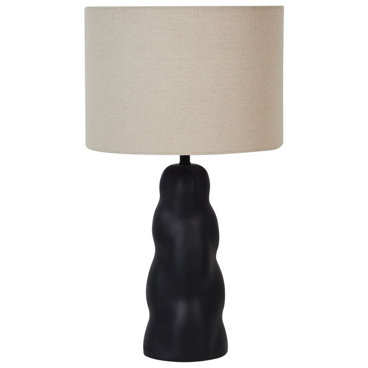 Lampa de masa Vilar Ceramica Negru