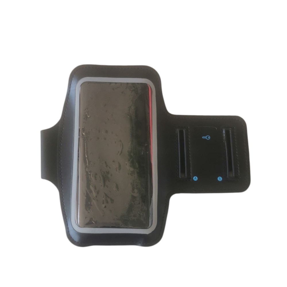Husa armband, sport, tip 1 banderola mana, compatibil cu iPhone 15 Pro Max/16 Pro Max/Samsung A15/A16/A25/A34/A55/M35/S20 FE/S24 FE/S24 Plus/S24 Ultra (6, 0 inci) neagra