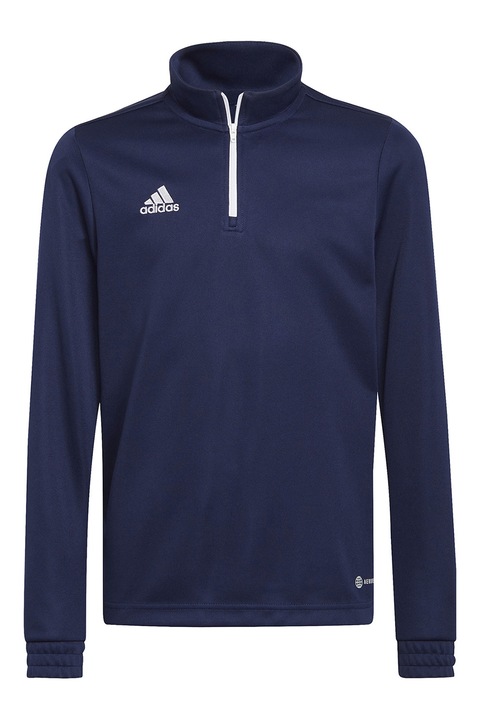 adidas Performance, Футболна блуза Entrada 22 с къс цип, Тъмносин