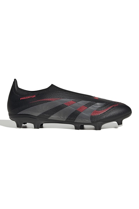 adidas Performance, Pantofi pentru fotbal Predator Club, Rosu/Negru/Gri inchis